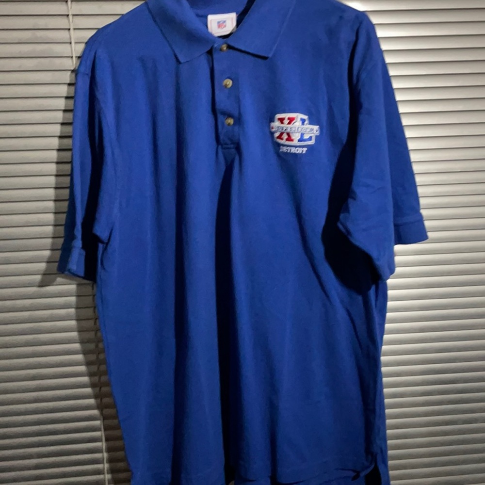 NFL SUPER BOWL 40 “DETROIT” POLO SHIRT FROM 2006